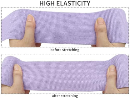 Lavender Wide Knit Elastic Band 3" x 5yd for Sewing - color: Lavender #33