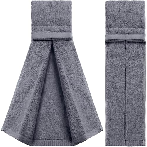 2 Pcs Cotton Sports Football Towel with Closure Pitching Football Sweat Towel for Sports Gym Men Women Accessories(Gray,Classic) - color: Gray, size: Classic