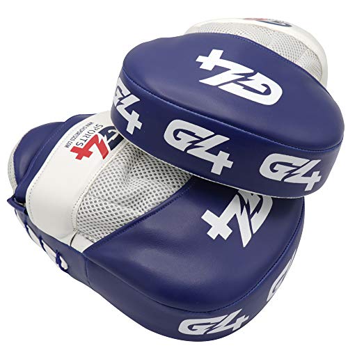 Curved Focus Mitts Hook and Jab Pads PU Leather Pads for Coaching in Boxing MMA Kickboxing Martial Arts Muay Thai