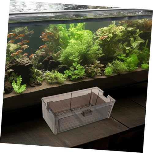 VICASKY Drip Box for Fish Tank Transparent Box Easy Maintenance Aquarium Filtration System Efficient Space Saving Design for Optimal Water Clarity