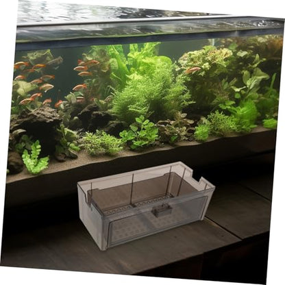 VICASKY Drip Box for Fish Tank Transparent Box Easy Maintenance Aquarium Filtration System Efficient Space Saving Design for Optimal Water Clarity