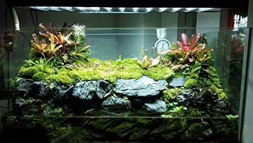 Aquarium Hood Lighting Fish Tank Light 36 inch - 46 inch for Freshwater and Saltwater Blue and White Light 90cm - 115cm
