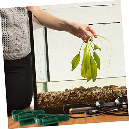 BESPORTBLE 8pcs Fish Tank Clips Aquarium Hose Holder for Changes Firmly Secures Inlet Outlet Simple Installation Saving Water Management