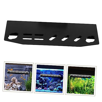 Toddmomy Aquarium Maintenance Tool Holder Wall-Mounted Organizer for Tweezers Scissors and Tank Accessories Stainless Steel Storage Rack for Fish Tank Cleaning