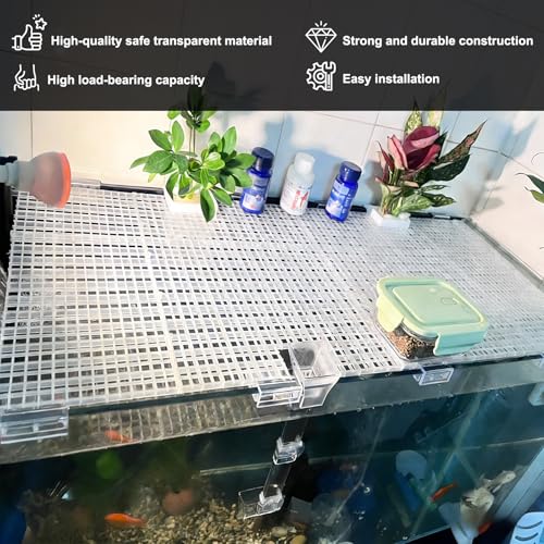 12pcs Transparent Aquarium Lid Clips,Rimless Fish Tank Glass Cover top Support,Aquarium Hood Holder, Aquarium top Clips,fit 8-10mm Thickness Glass - size: 12pcs 8-10mm clips