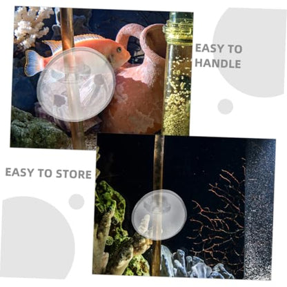 Abaodam 40pcs Soft Card Slot Aquarium Cup Clips for Secure Oxygen Tubing Easy to Install Fish Tank Hose Clamps Strong Hold and Convenient Fixation