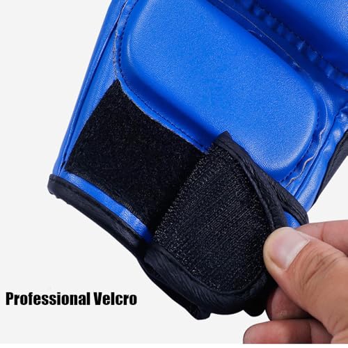 Punch Bag Boxing Gloves Muay Thai Karate Gloves for Men Women Boxing Mitts MMA Body Combat Taekwondo Training Martial Art Fighting Grappling UFC Cage Fighting - color: Black1