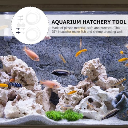 balacoo Shrimp Hatchery Kit 2 Sets Artemia Hatching DIY Incubators with Soda Bottle Accessories Fish Egg Breeding Aquarium Shrimp Care Tool