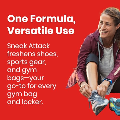 Good Salt Life Sneak Attack, Scent Neutralizing Spray for Sneakers, Gym Bags & Sports Gear, Natural & Fragrance-Free, Made in the USA, 3.4 Ounce Bottle