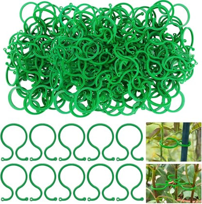 100 Pcs Plant Clips for Climbing Plants Garden Clips Plant Support Clips for Tomato Gardening Clips Vegetable Clips for Support for Securing Plants
