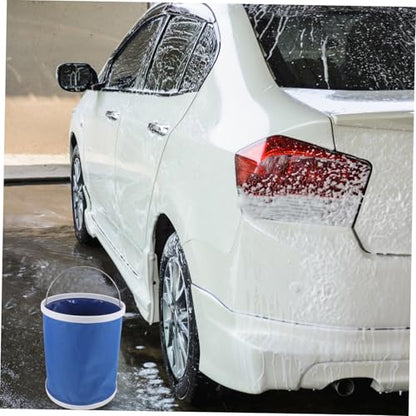 Alipis Collapsible Bucket Oxford Cloth Camping Fishing Car Wash Portable Folding Pail