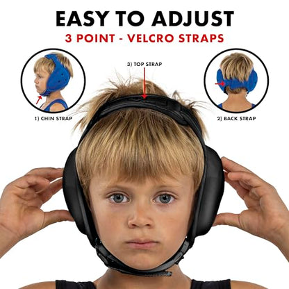 Matman Dynasty Wrestling Headgear & Protective Ear Guards for BJJ & MMA - color: Black, size: Youth