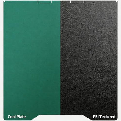 Upgrade 270x293mm Cool Build Plate Platform for Creality K2 Combo Cold Plate,Flexible Plate Spring Steel Sheet Plate for Creality K2 3D Printers Platform - size: 270x293mm, style: Green Cold+Black PEI