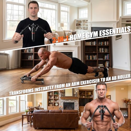 Muscle Trainer & Ab Roller | Home Gym Strength