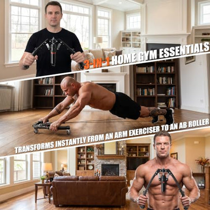 Muscle Trainer & Ab Roller | Home Gym Strength