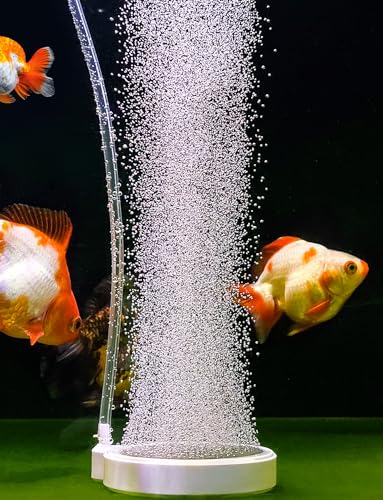Aquarium Air Stones Oxygen Bubbler, 4 Inch Fish Tank Quiet Oxygen Aerator, Air Pump Accessories Airstones for Fish Tank and Hydroponics