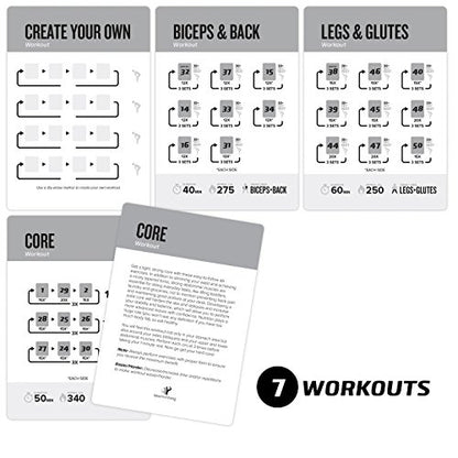 Dumbbell Workout Cards, Instructional Fitness Deck for Women & Men, Beginner Fitness Guide to Training Exercises at Home or Gym (Dumbbell, Vol 1) - style: Dumbbell Vol1