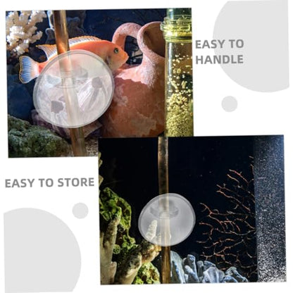 40pcs Soft Clip Holders for Aquarium Oxygen Tubing Cup Fasteners with Card Slot Convenient and Space-Saving Aquarium Pipe Clamp