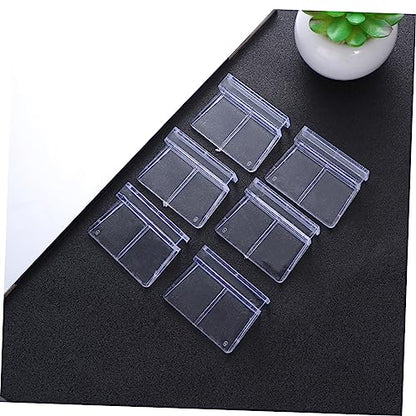 VICASKY 10Pcs Transparent Plastic Aquarium Support Bracket for Fish Tank Cover and Fish Tank Accessories for Home Aquarium Setup
