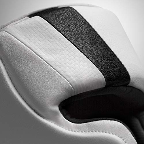 Hayabusa T3 Adjustable MMA Headgear - color: White/Black, size: Large