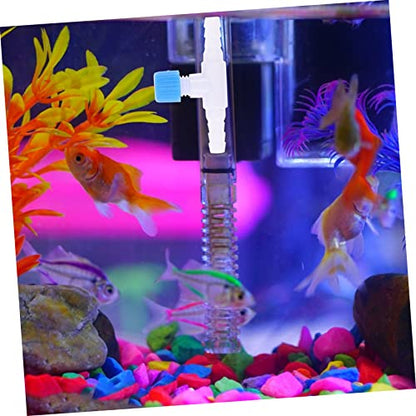 30Pcs T Shaped Aquarium Valves Compact Fish Tank Air Regulators Inline Tubing Connectors Adjustable Air Pump Control Valves for Home Aquariums
