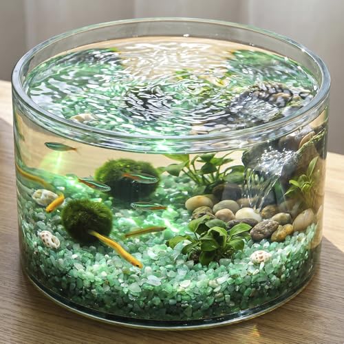 1LB Crystal Chips Stone Crushed Quartz Tumbled 3-5mm Undrilled Mini Irregular Shaped Decorative Rocks for Aquarium Gravel, Fish Tank,Vase Fillers,Succulent Pots (Green Aventurine, 1LB)
