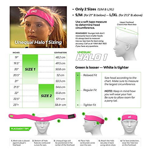 Unequal Halo 1 – 6mm Protective Headgear with Military-Grade Patented Composite, Coated Aramid Fabric - color: Dark Pink, size: Small