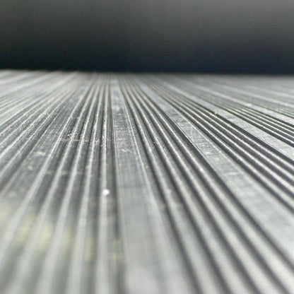 Rubber-Cal Composite Rib Corrugated Rubber Floor Mats - 1/8" Thick x 4ft x 2ft Anti-Slip Mat - size: 4ft x 2ft
