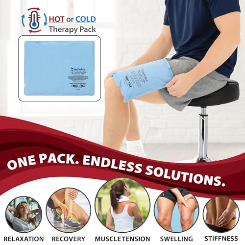 Reusable Hot & Cold Therapy Pack for Knee, Back & Shoulder Pain, Large - size: Large - 10 x 13 Inch