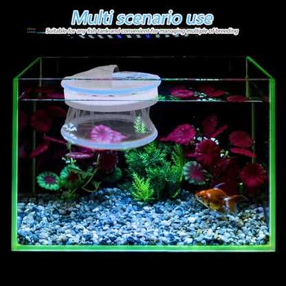 Cabilock 2pcs Guppy Breeding Box with Nylon Mesh Floating Aquarium Fish Tank Isolation Chamber for Shrimp Fry Nursery and Livebearer Hatchery