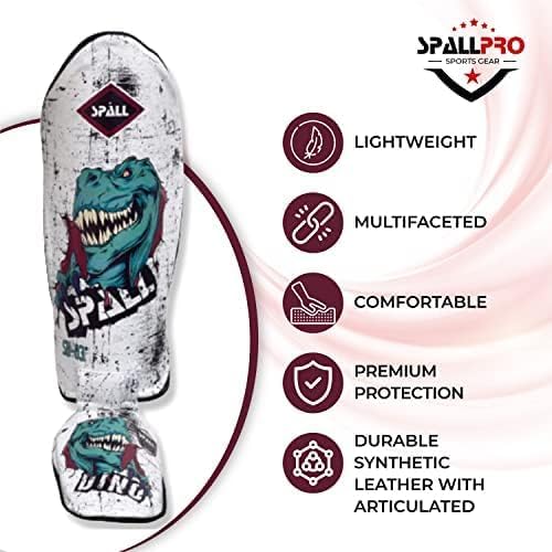 Muay Thai Shin Guards for Kickboxing Martial Arts BJJ Boxing Equipment MMA Training and Sparring Leg Guard with Instep Protection Pads