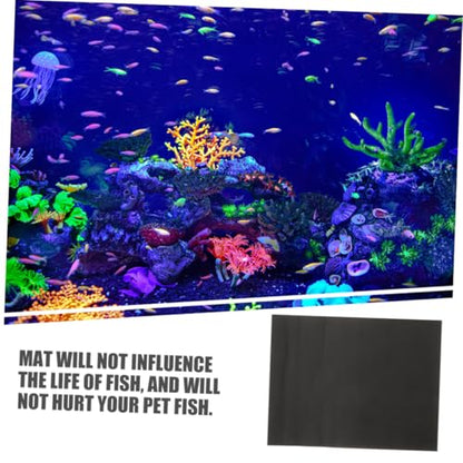 2pcs Non- Fish Tank Mat Aquarium Bottom Pad for Leveling and Cushioning Thickened Design for Home Aquariums and Terrariums