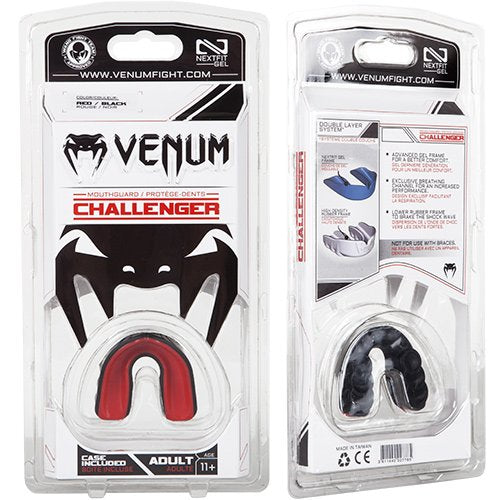Venum Challenger Mouthguard - Black/Ice - color: Black/Ice, size: Adult