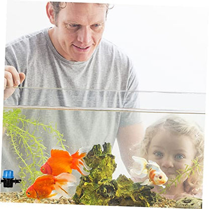 Adjustable Aquarium Hose Kit with Tubing Connectors for Flow Control Soft Silicone for Fish Tank Applications