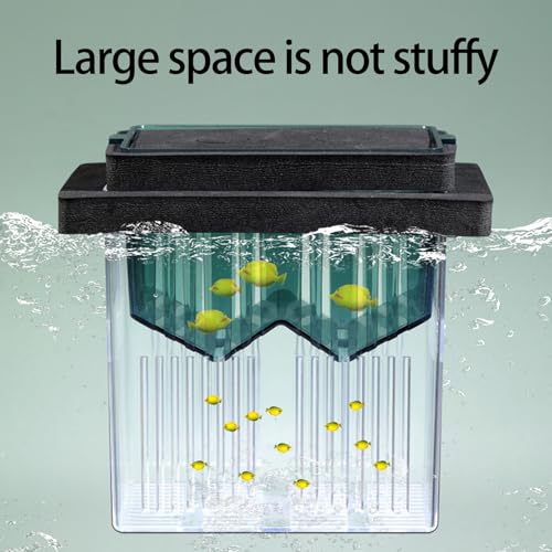 Floating Aquarium Hatchery Clear Breeding Box for Fish Shrimp Safe Habitats Hatching Container for Fishtanks Decoration Fishtanks Breeding Container