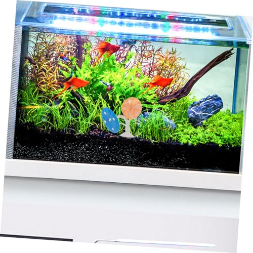 Mushroom Hammock Soft Fish Bed Pad for Aquariums Easy to Install with Suction Cup Durable Fish Tank Decoration for Breeding and Resting Vibrant