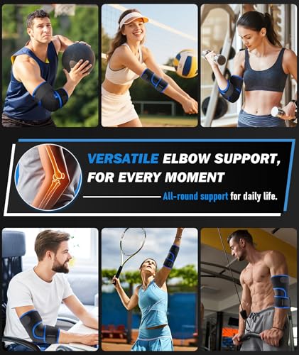 Elbow Brace for Tennis Elbow & Tendonitis,Golfer's Elbow Wraps