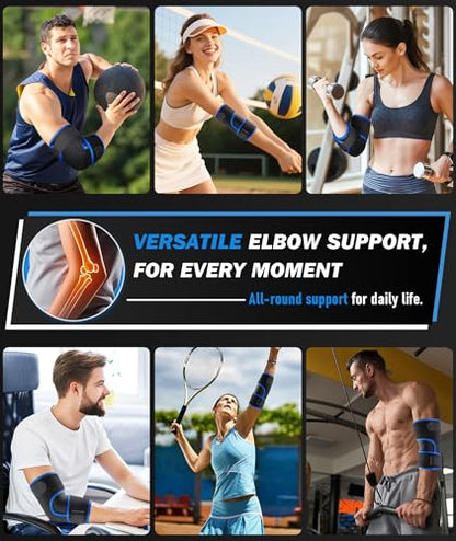 Elbow Brace for Tennis Elbow & Tendonitis,Golfer's Elbow Wraps