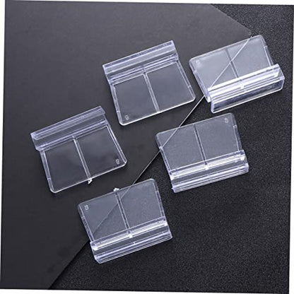 10pcs Acrylic Fish Tank Cover Holder Bracket for Aquarium Rack Support and Practical Design for Safe Fish and Pets