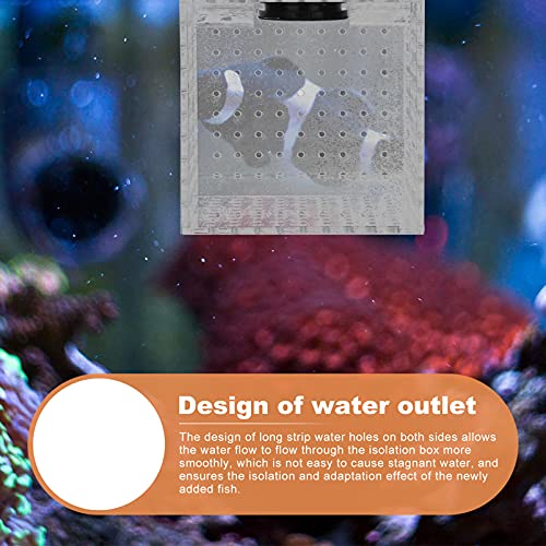 balacoo 1pc Fish Breeding Isolation Box Aquarium Hatching Container for Smooth Attachment for Fish Fry