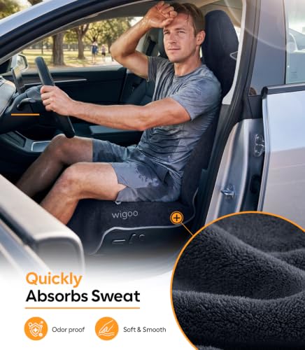 Wigoo Car Seat Cover Towel, Waterproof, for Use After Gym, Black, 2 Pack - color: Black, size: 2 Pack
