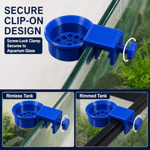 XL Water Change Diffuser, 3D Printed Aquarium Flow Buffer Compatible with Rimless or Rimmed Tanks, Stable Fish Tank Filler for Substrate Protection, Essential Maintenance Tool