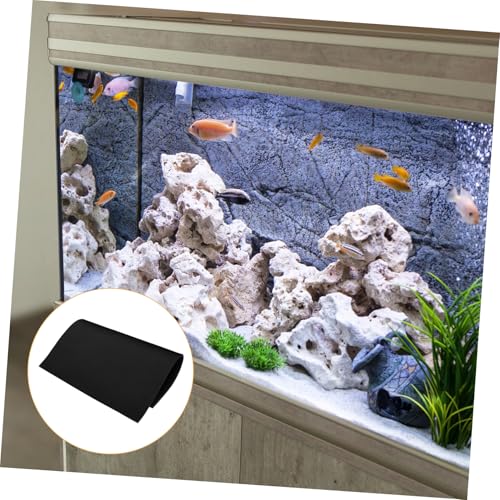 BESPORTBLE 4pcs Thickened Aquarium Bottom Pad Non- Fish Tank Leveling Mat Cushion Support Wear-Resistant Shock-Absorbing for Home Aquariums