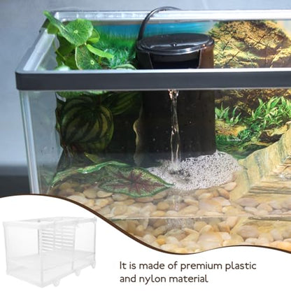 BESPORTBLE Fish Fry Hatching Boxes Aquarium Breeding Box Suction Cup Design Style
