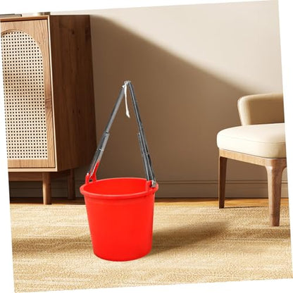 POPETPOP Stainless Steel Bucket Holder for Farming and Fishing Heat-Resistant Clip for Water Buckets and Aquarium Use Sturdy Anti-Scalding Attachment for Horse Supply