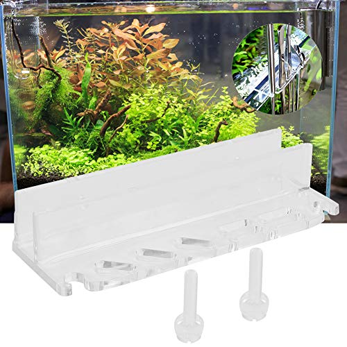 Acrylic Fish Tank Water Plants Tweezer Organizer Storage Bracket Holder for Aquarium Cleaning Tool Shelf