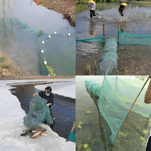 Crab Trap Shrimp Trap Shrimp Net Fish Trap Lobster Trap Minnow Trap Collapsible Portable Net Crab Net Large Inlet with Float and Heavy Duty Chain for Catching Crabs Lobsters Fish