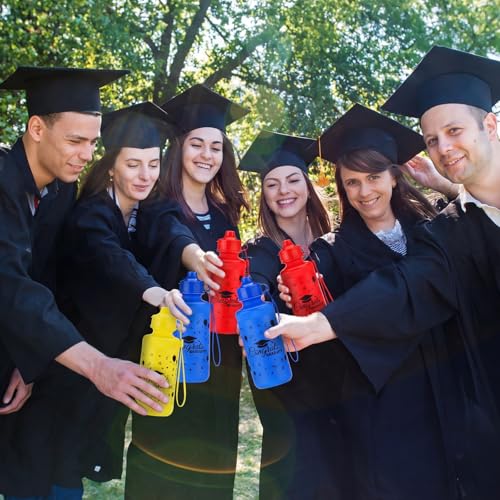Bokon 18 Pcs Congrats Graduation Theme Water Bottles Bulk - style: Congrats Graduation Sports