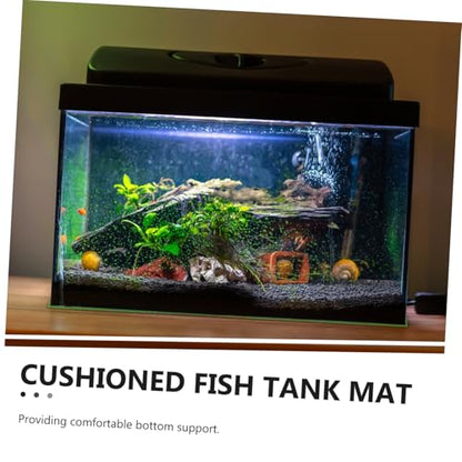 Nonslip Fish Tank Pad Thickened Aquarium Cushioning Mat for Water Absorption Heat Preservation Material for Fish Tanks Protects Integrity of Aquariums