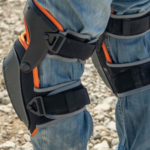 Klein Tools 60491 Knee Pads, Hinged Gel Foam, Black - size: Standard